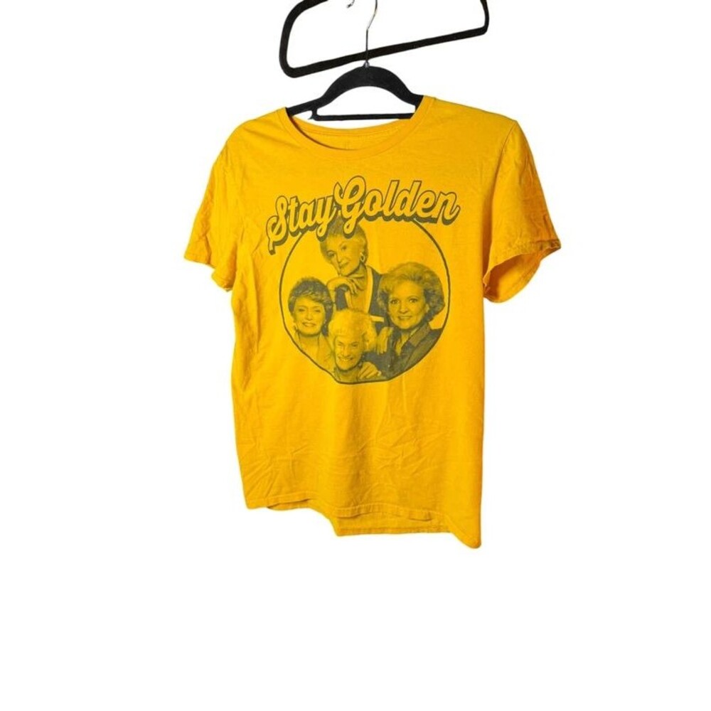 The Golden Girls Graphic T Shirt Yellow Size Small ABC Studios Retro Tee - Picture 2 of 5